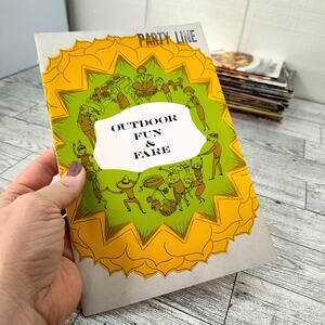 Outdoor Fun and Fare MCM Cookbook Booklet Retro Vintage Recipes‎ Best Foods